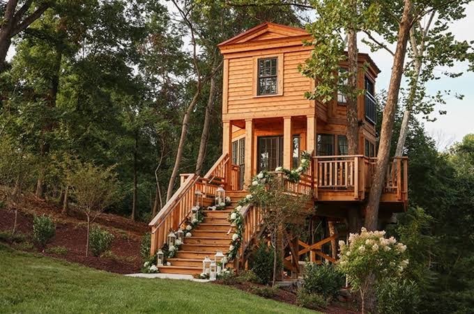 Gorgeous Honeymoon Treehouse built by Treehouse Masters!, Virginia