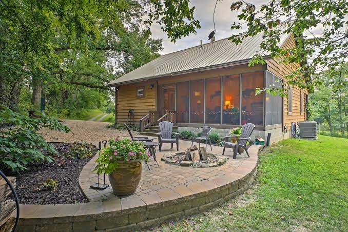 Beautiful Makanda Cabin in Shawnee National Forest, Illinois