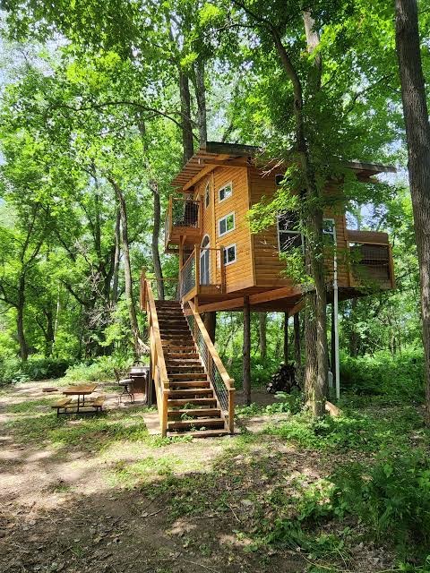 One of a kind Treehouse on the Genesee River, Upstate