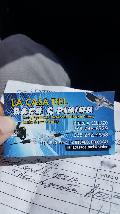 La Casa del Rack and Pinion